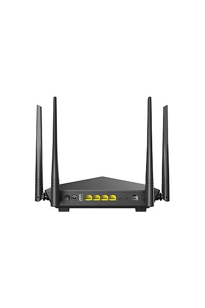 Tenda V12 AC1200 3 Port Lan 4 Antenli ADSL-VDSL Kablosuz Modem