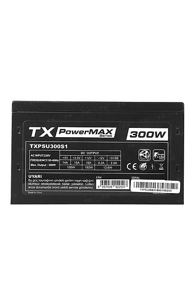Tx TXPSU300S1 300W PowerMax Serisi 12cm Fanlı Güç Kaynağı