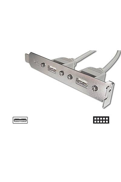 Digitus AK-300301-002-E 2 Port USB 2.0 2x5 Pin IDC Anakart Montajl USB 2.0 oklayc