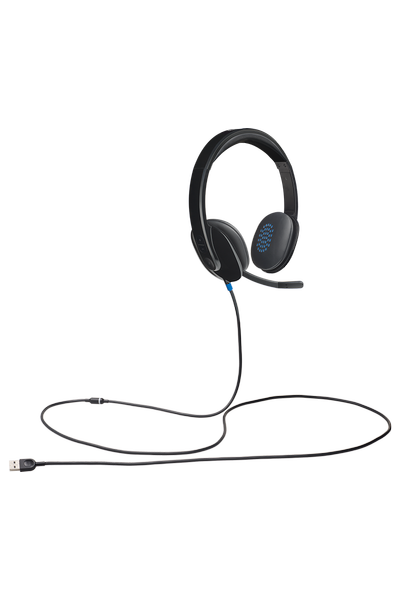 Logitech 981-000480 H540 Kafa Bantl Kablolu Siyah Kulak st Mikrofonlu Kulaklk