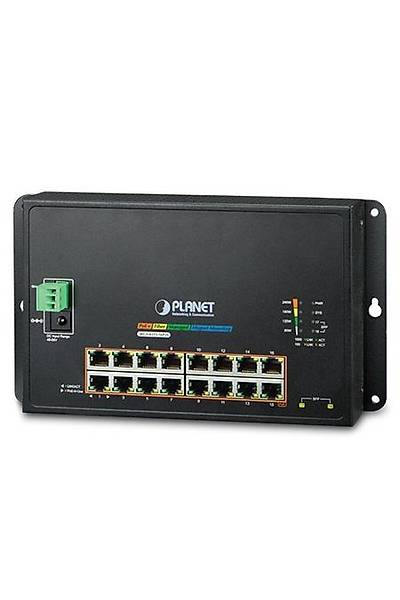 Planet PL-WGS-4215-16P2S 16 Port Gigabit PoE+ 2 Port SFP 240W L2 PoE Endstriyel Switch