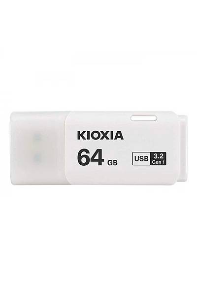 Kioxia LU301W064GG4 64 GB U301 150MB/s Beyaz USB 3.2 Flash Bellek