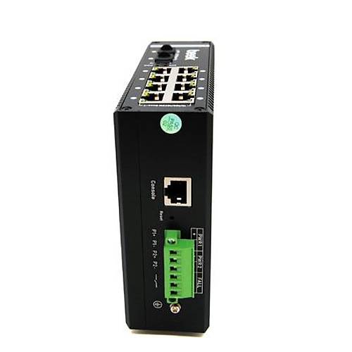 Beek BN-ISW-2082PG 8 Port Gigabit Poe 2 Port SFP Y�netilebilir End�striyel Switch