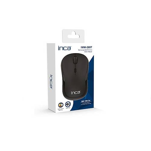 Inca IWM-289T 1600Dpi 4 Tu�lu �arjl� Sessiz Kablosuz Siyah Mouse