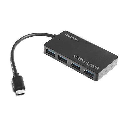 Dark DK-AC-USB31X4 USB31X4 Connect Master USB 3.1 Type C to 4 Port USB 3.0 �oklay�c� Hub