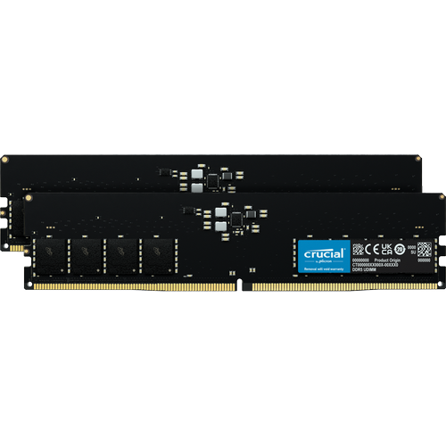 Crucial CT2K16G48C40U5 32 GB (2x16) DDR5 4800Mhz CL40 Bilgisayar Bellek