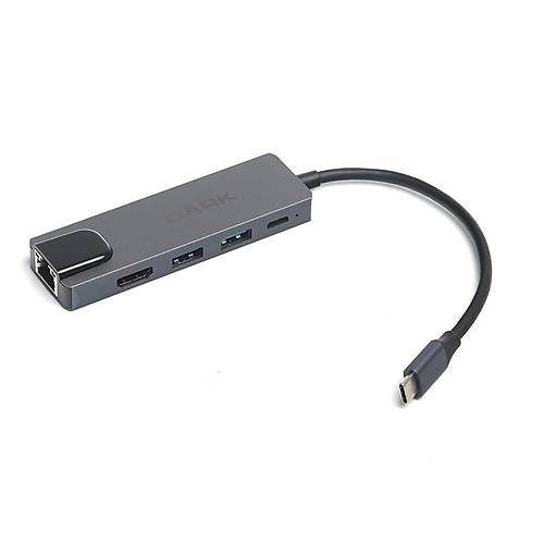 Dark DK-AC-U31X46 USB Type C 3.1 to HDMI ETHERNET Usb PD 65W Dock Station