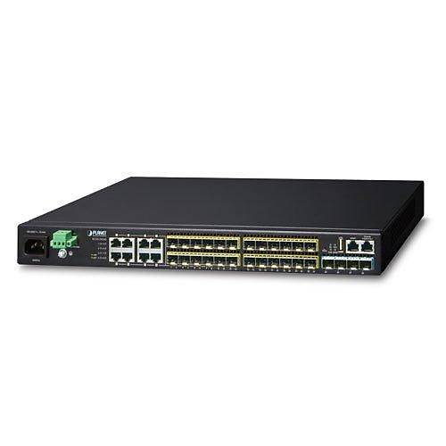 Planet PL-XGS3-24242 34 Port 24 POrt 10G SFp 2 POrt 100G SFP 8 Port Gigabit QSFP28 Y�netilebilir SFP Switch