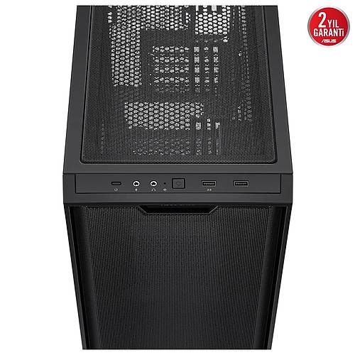 Asus A21 PSU YOK 360 mm So�utucu Alanl� microATX Siyah Kasa