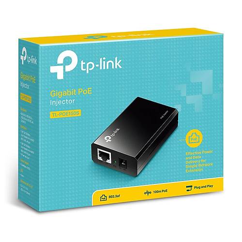 Tp-Link TL-POE150S 10/100/1000Mbps 2xPort RJ45 48W PoE Splitter PoE Adaptr