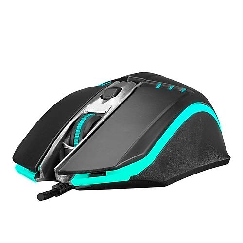 Everest SM-G97 GANK USB 3000Dpi 4 Tulu Rainbow Aydnlatmal Kablolu Oyuncu Mouse