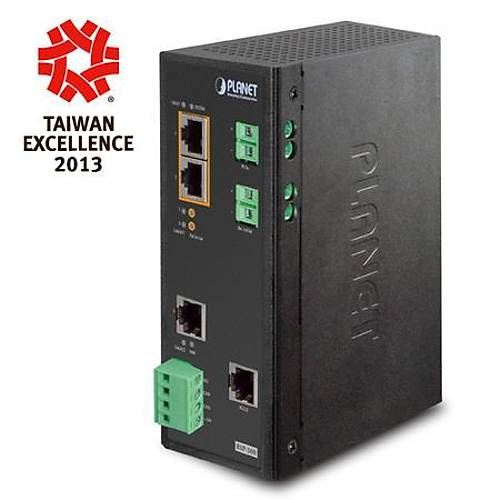 Planet PL-BSP-300 3 Port Gigabit PoE+ 30.8W Gne Enerjili Endstriyel PoE Switch