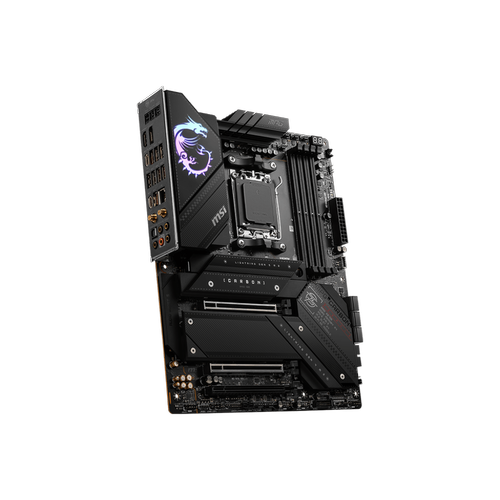 Msi MPG X670E CARBON WIFI Sc-AM5 X670 DDR5 7800Mhz 4xM.2 2.5Gbit LAN Wi-Fi 6E RGB ATX AMD Anakart