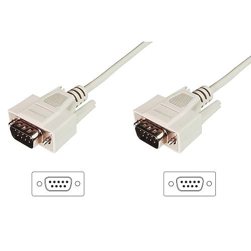 Beek BC-SER-DB9-MM-03 3 Mt DB9 to DB9 Erkek-Erkek Seri RS232 Uzatma Kablosu