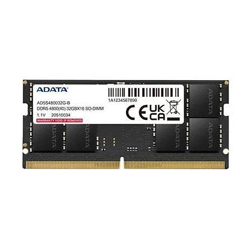 Adata AD5S480032G-B 32 GB DDR5 4800Mhz CL40 Notebook Bellek