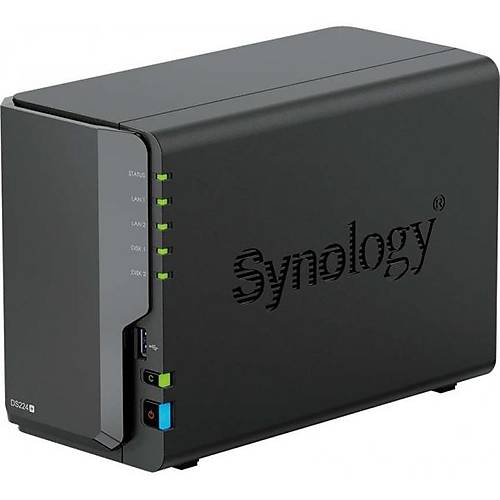 Synology DS224 PLUS Celeron J4125 2GB DDR4 2x3.5 inch HDD 2xLAN A Depolama NAS