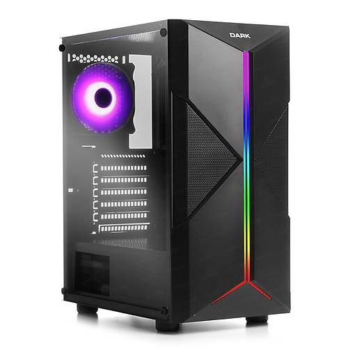 Dark DKCHXFORCE450 X-Force 450W 3x12cm ARGB Fan Led eritli Full Akrilik Mid Tower ATX Kasa
