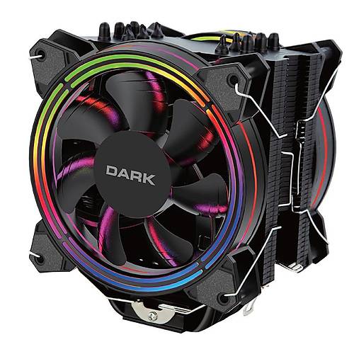 Dark DKCCX128 X128 Freezer 2x12 cm Fixed RGB Led Kule Tipi Intel Amd Soutucu Fan