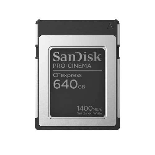 Sandisk SDCFEC-640G-GN4NN 640 GB Pro Cinema 1700Mb/s CFExpress Type B Haf�za Kart�