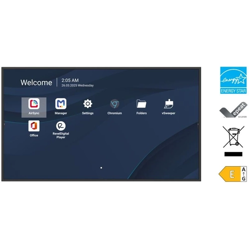 Viewsonic CDE6514-2C 65 inch 3840x2160 4K HDMI RJ45 RS232 Usb Type C Proav 4K Monit�r