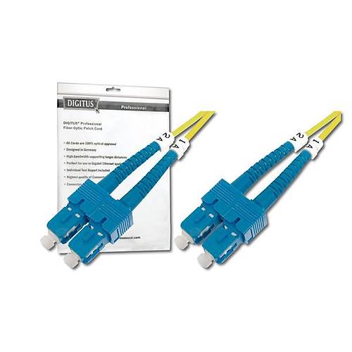Digitus DK-2922-10 10 Mt SC-SC 09/125 Singlemode Duplex Fiber Patch Kablo