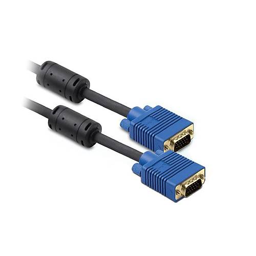 S-Link SLX-179 15 Mt VGA to VGA Erkek-Erkek Altn Kaplama 1080p VGA Grnt Kablosu