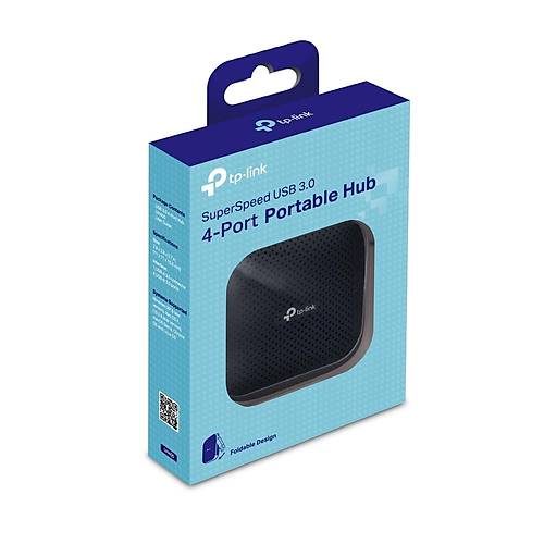 Tp-Link UH400 USB 3.0 to 4 Port USB 3.0 Portatif Siyah USB �oklay�c� Hub