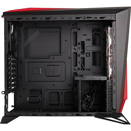 Corsair CC-9011085-WW CARBIDE Spec Alpha PSU YOK 1x12cm Fanl Krmz Mid Tower Oyuncu Kasas