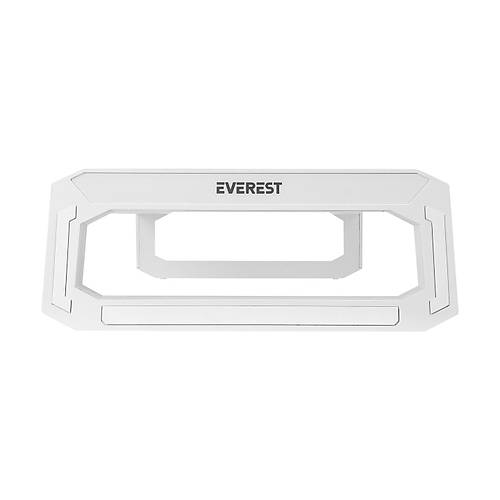 Everest ST1 4 USB Hub RGB I��kl� Katlanabilir Y�kseklik Ayarl� Beyaz Monit�r Stand�