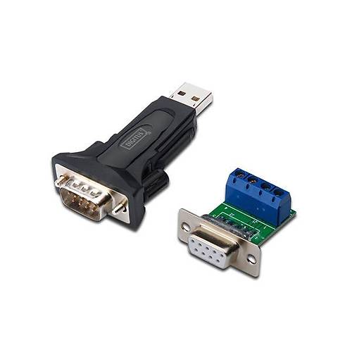 Digitus DA-70157 USB 2.0 to RS485 Erkek-Klemens 0.80cm Kablolu evirici Adaptr