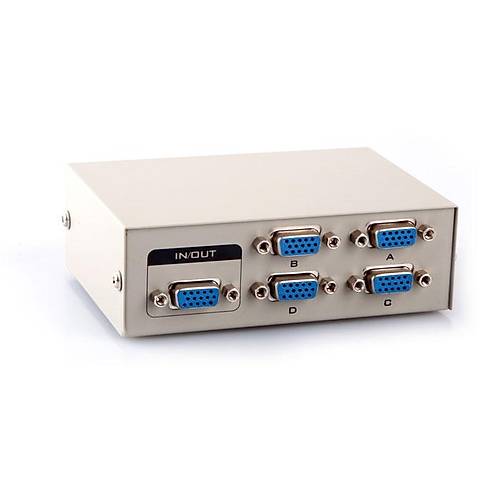S-Link SL-154C 4 Port 4 PC 1 Monitr Manunel VGA Grnt oklayc