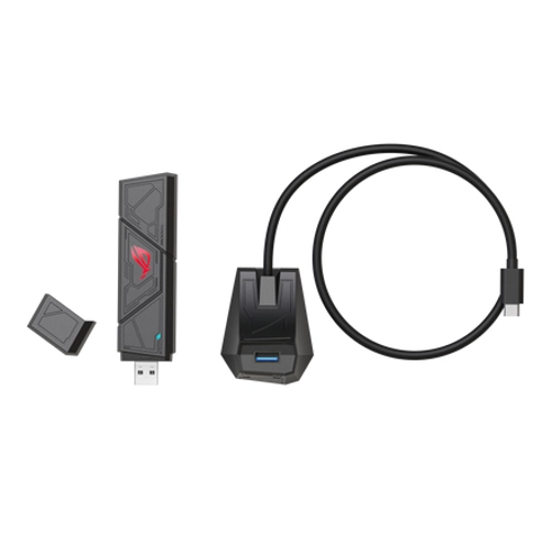 Asus USB-BE92 Nano BE6500 �� Bantl� �i-Fi 7 Kblosuz A� Adapt�r�