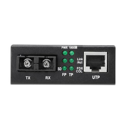 Digitus DN-82121-1 10 Km 10/100/1000Base-T to 1000Base-LX Singlemode SC Media Converter
