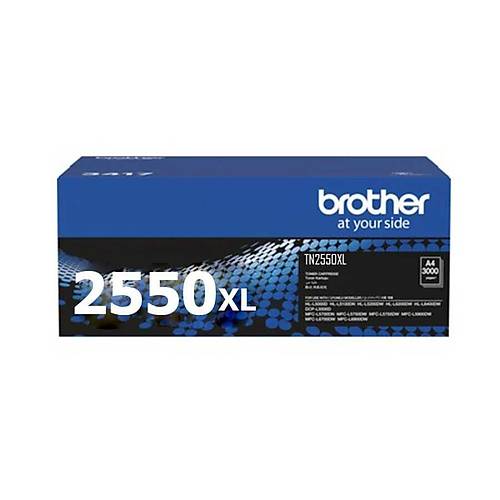 Brother TN-2550XXL 5.000 Sayfal�k Siyah Orijinal Lazer Toner