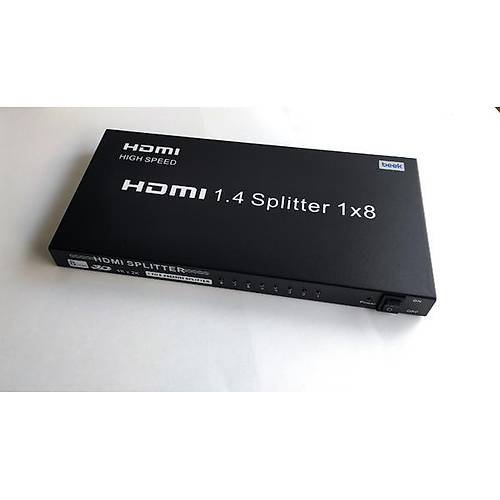 Beek BS-VSP-HA08 1 Port Giri� 8 Port ��k�� HDMI 1.4 1080p 60Hz 4K 30Hz HDMI Splitter