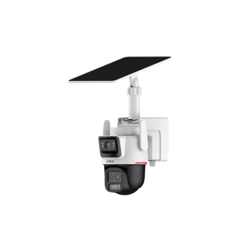 Dahua IPC-PTS2649C-3E3Z-4GB20 2X 3MP 2.8mm Lensli 4G IP66 PT Solar Panel Wi-Fi Ip Dome Kamera
