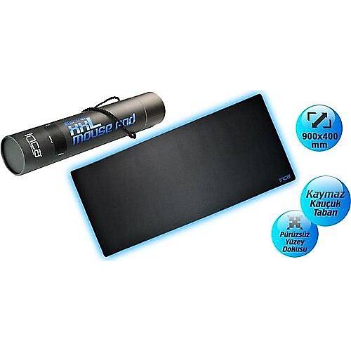 Inca IMP-018M 900x400mm XXL Siyah Oyuncu Mouse Pad
