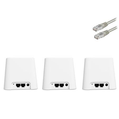 Everest FINIX MW3-3P 2 Port Gigabit AC1200 Dual Bant 3 l� Paket Messh Access Point