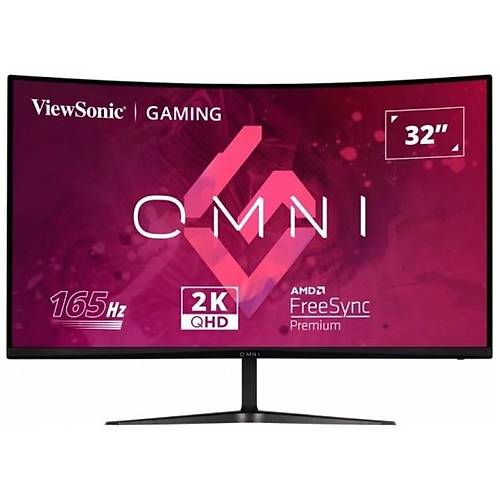 Viewsonic VX3218C-2K 31.5 inch 2560x1440 1ms 165Hz MM HDMI DP Curved Monitr
