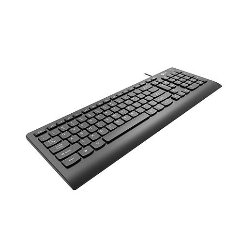 Lenovo LECOO KB103 SYAH  USB Q TR Multimedia Siyah Kablolu Klavye