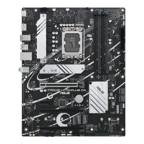 Asus PRIME H770-PLUS D4 Lga-1700 H770 DDR4 5066Mhz 3xM2 2.5Gbit AURA RGB ATX INTEL Anakart