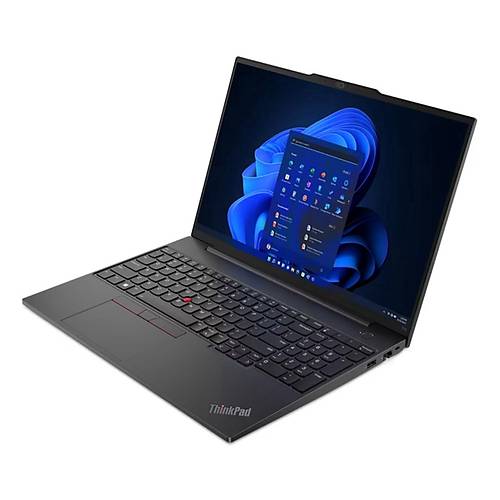 Lenovo 21JQS2MD00 ThinkPad E16 CI7 1355U 3.7Ghz 16GB 1TB SSD 2Gb MX550 16 FreeDos Notebook Bilgisayar