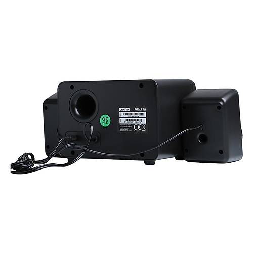 Dark DK-AC-SP214 2+1 11W RMS 3.5mm Jak Balantl Ledli Titreimli Multimedia Hoparlr