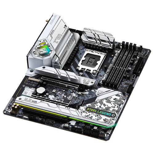 Asrock 90-MXBKD0-A0UAYZ Z790 STEEL LEGEND Sc-1700 DDR5 7200Mhz M2 Wi-Fi 6E ATX INTEL Anakart