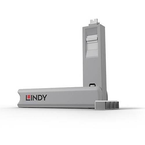 Lindy LIN-40427 Usb Type C Gri Kilit A�ma Anahtar�