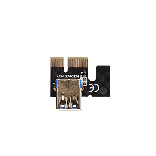 S-Link SL-XE19 PCI-E 1x to 16x Sata 6pin Bitcoin Riser Versiyon 09S Ekran Kart� Y�kseltici