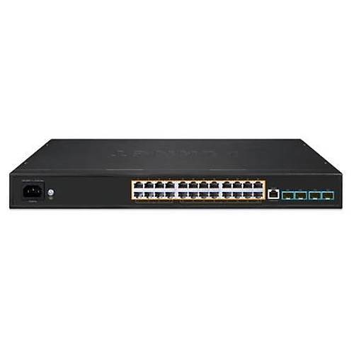Planet PL-AVS-4210-24HP4X 24 Port Gigabit PoE+ 4 Port SFP+ Managed Ynetilebilir PoE Switch