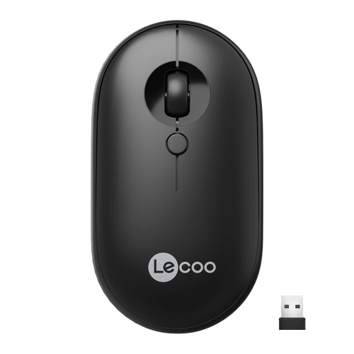 Lenovo LECOO WS212 1600Dpi 4 Tu�lu Kablosuz Siyah Mouse