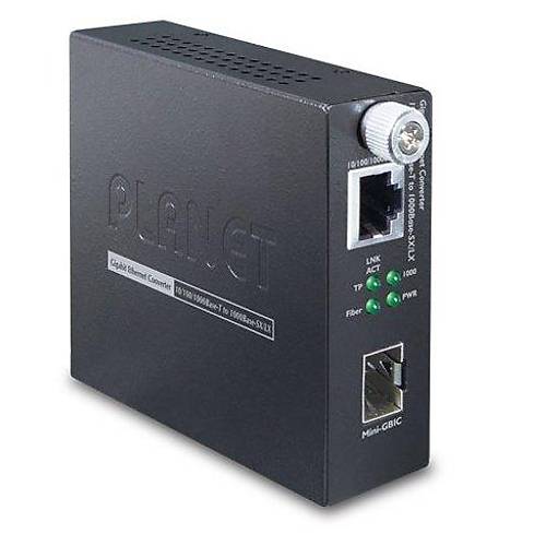 Planet PL-GST-802S 20 Km Gigabit 100Base SX miniGIC Media Converter