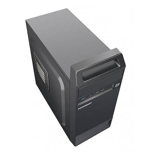 PowerBoost VK-V02M 350W Siyah Mid Tower Kulplu Bilgisayar Kasas
